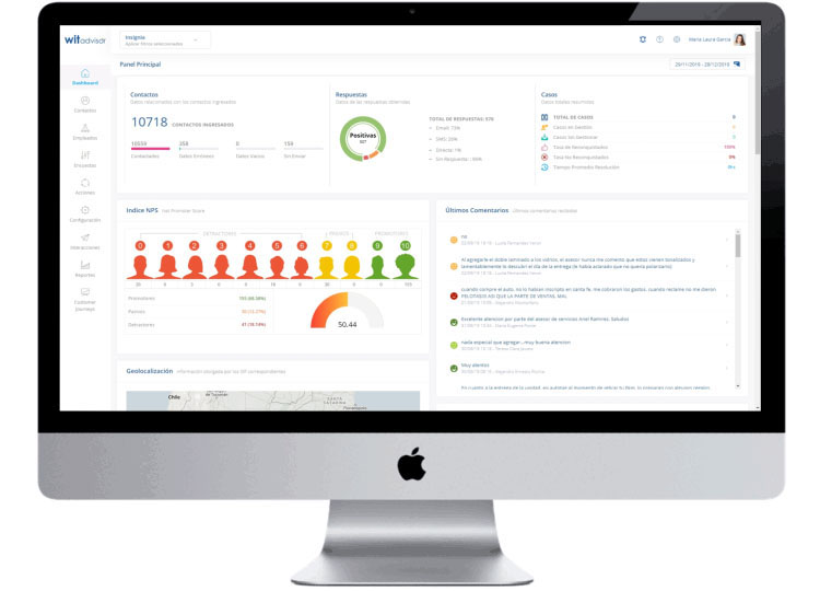 WitAdvisor, Wit Advisor Customer Experience, Experiencia del Cliente