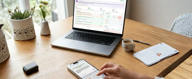 Professional team working with customer experience data